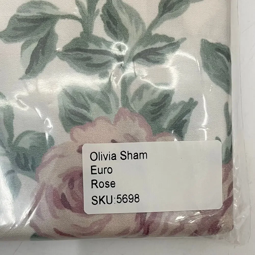 Caitlyn Wilson Bedding Collection Olivia Euro Sham Rose Set of 2